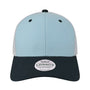 Legacy Mens Mid Pro Snapback Trucker Hat - Light Blue/Navy Blue/White - NEW