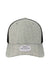 Legacy Hats MPS Mens Mid Pro Snapback Trucker Hat Melange Grey/Black Flat Front