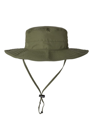 The Game Hats GB400 Mens Ultralight UPF 30+ Boonie Hat Army Green Flat Front