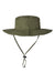 The Game Hats GB400 Mens Ultralight UPF 30+ Boonie Hat Army Green Flat Front