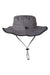 The Game Hats GB400 Mens Ultralight UPF 30+ Boonie Hat Dark Grey/Black Flat Back