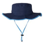 The Game Hats Mens Ultralight UPF 30+ Boonie Hat - Navy Blue/Columbia Blue