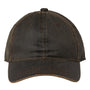 The Game Mens Rugged Adjustable Hat - Espresso Brown - NEW