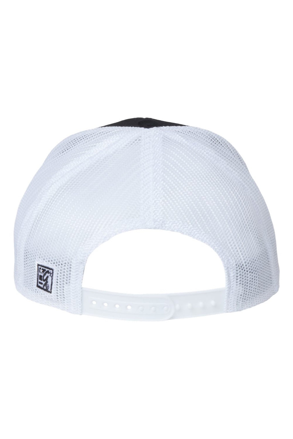 The Game Hats GB452E Mens Everyday Snapback Trucker Hat Black/Red/White Flat Back