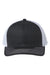 The Game Hats GB452E Mens Everyday Snapback Trucker Hat Black/White Flat Front