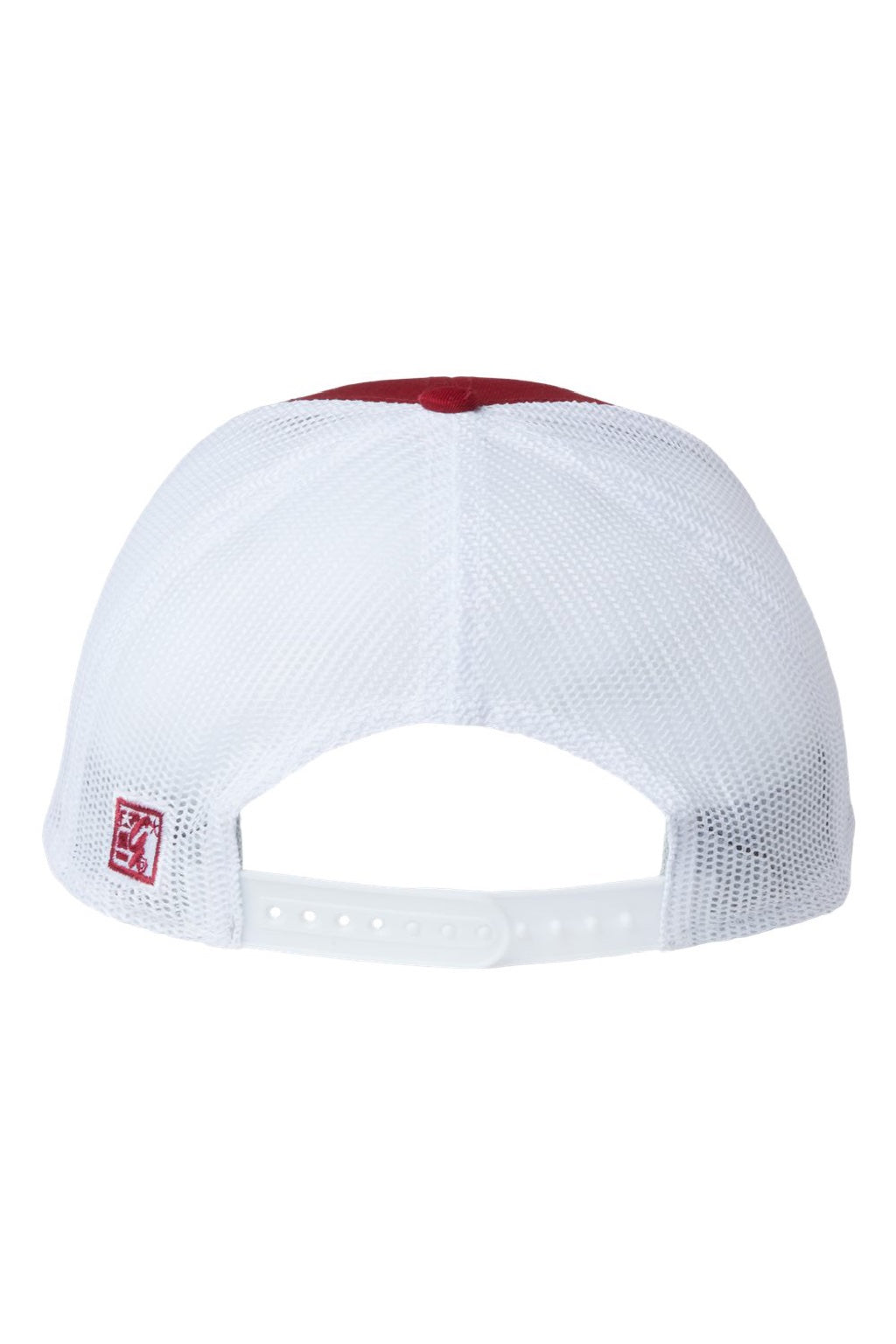 The Game Hats GB452E Mens Everyday Snapback Trucker Hat Cardinal Red/White Flat Back