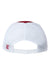 The Game Hats GB452E Mens Everyday Snapback Trucker Hat Cardinal Red/White Flat Back