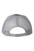 The Game Hats GB452E Mens Everyday Snapback Trucker Hat Charcoal Grey/Grey Flat Back