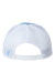 The Game Hats GB452E Mens Everyday Snapback Trucker Hat Columbia Blue/White Flat Back