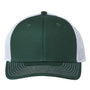 The Game Mens Everyday Snapback Trucker Hat - Dark Green/White - NEW