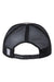 The Game Hats GB452E Mens Everyday Snapback Trucker Hat Grey/Black Flat Back
