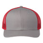 The Game Mens Everyday Snapback Trucker Hat - Grey/Red - NEW