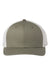 The Game Hats GB452E Mens Everyday Snapback Trucker Hat Light Olive Green/Stone Flat Front