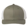 The Game Mens Everyday Snapback Trucker Hat - Light Olive Green/Stone - NEW