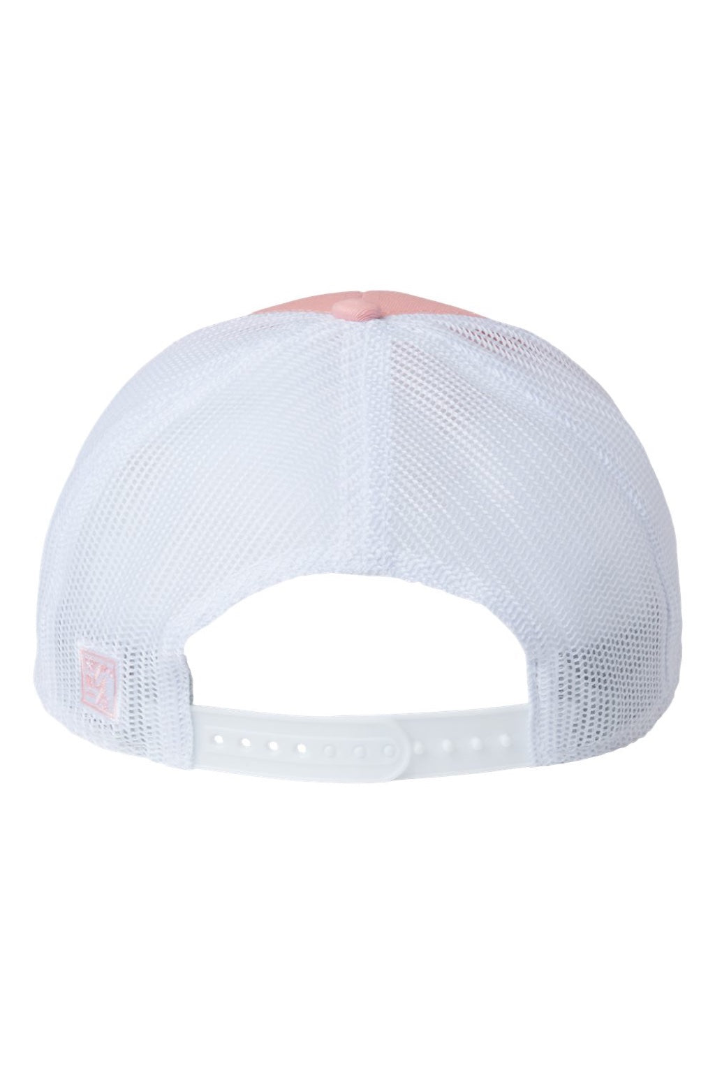The Game Hats GB452E Mens Everyday Snapback Trucker Hat Pink/White Flat Back