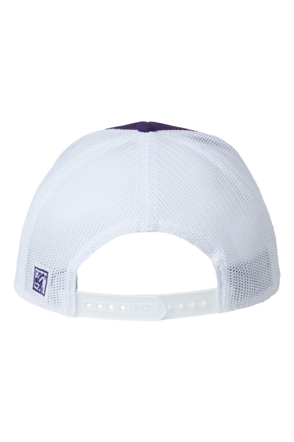 The Game Hats GB452E Mens Everyday Snapback Trucker Hat Purple/White Flat Back
