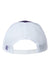 The Game Hats GB452E Mens Everyday Snapback Trucker Hat Purple/White Flat Back