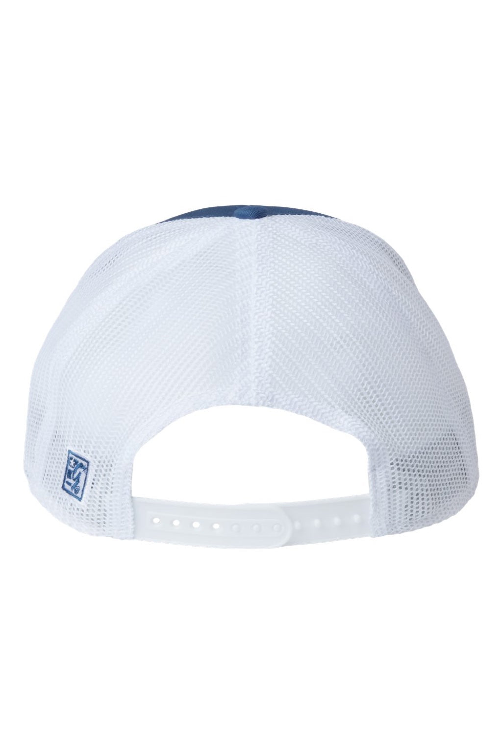 The Game Hats GB452E Mens Everyday Snapback Trucker Hat Sea Blue/White Flat Back