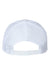 The Game Hats GB452E Mens Everyday Snapback Trucker Hat White Flat Back