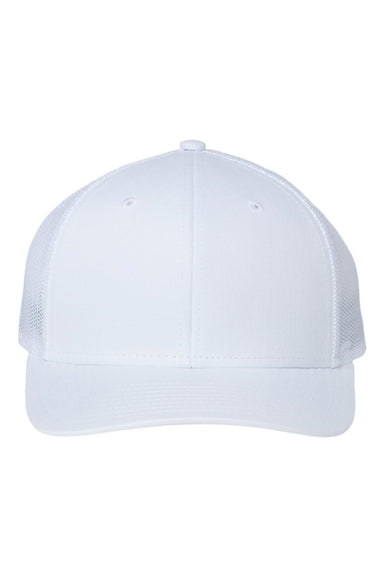 The Game Hats GB452E Mens Everyday Snapback Trucker Hat White Flat Front
