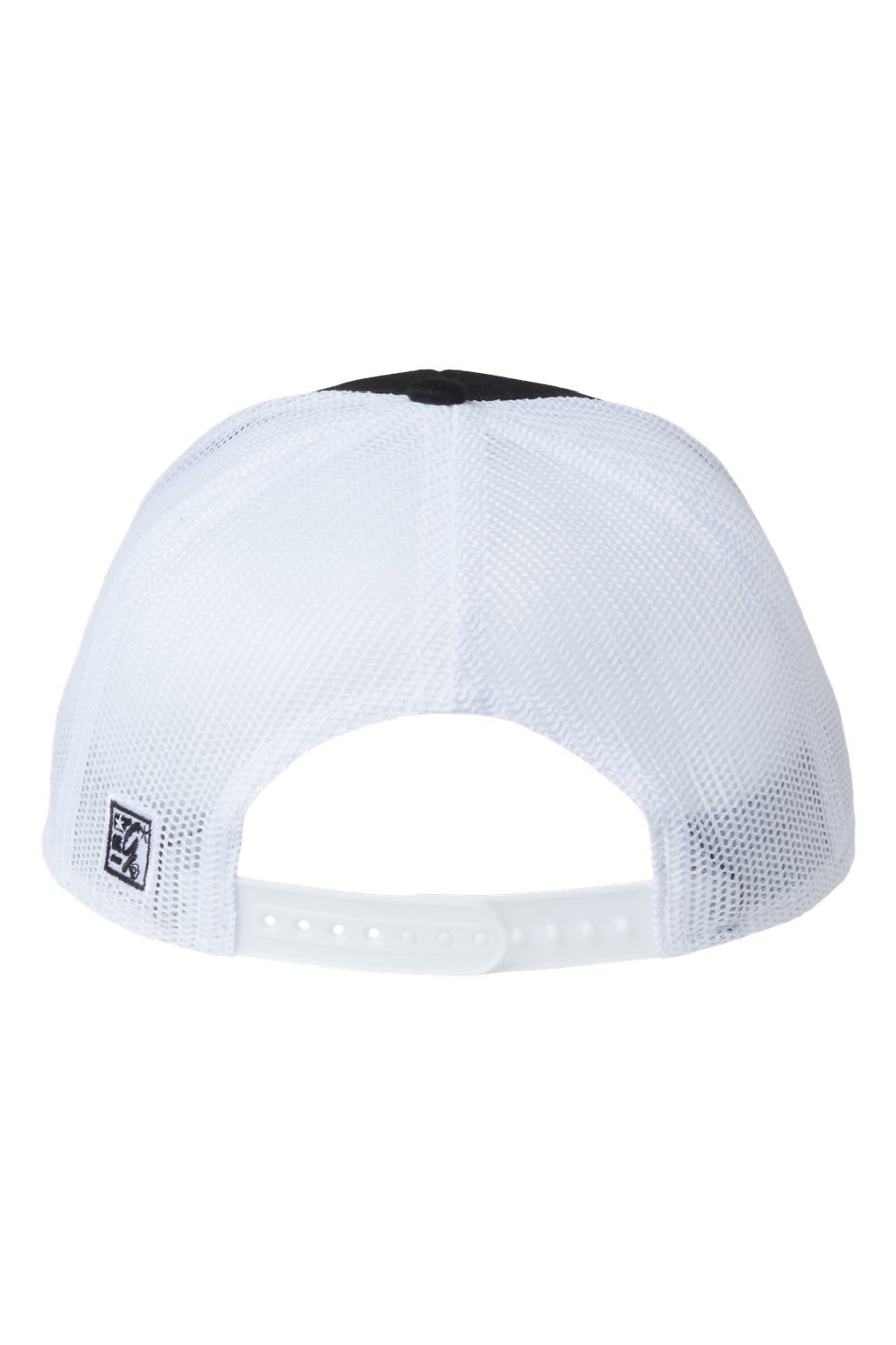 The Game Hats GB452R Mens Everyday Rope Snapback Trucker Hat Black/White Flat Back