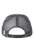 The Game Hats GB452R Mens Everyday Rope Snapback Trucker Hat Light Grey/Charcoal Grey Flat Back