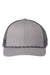 The Game Hats GB452R Mens Everyday Rope Snapback Trucker Hat Light Grey/Charcoal Grey Flat Front