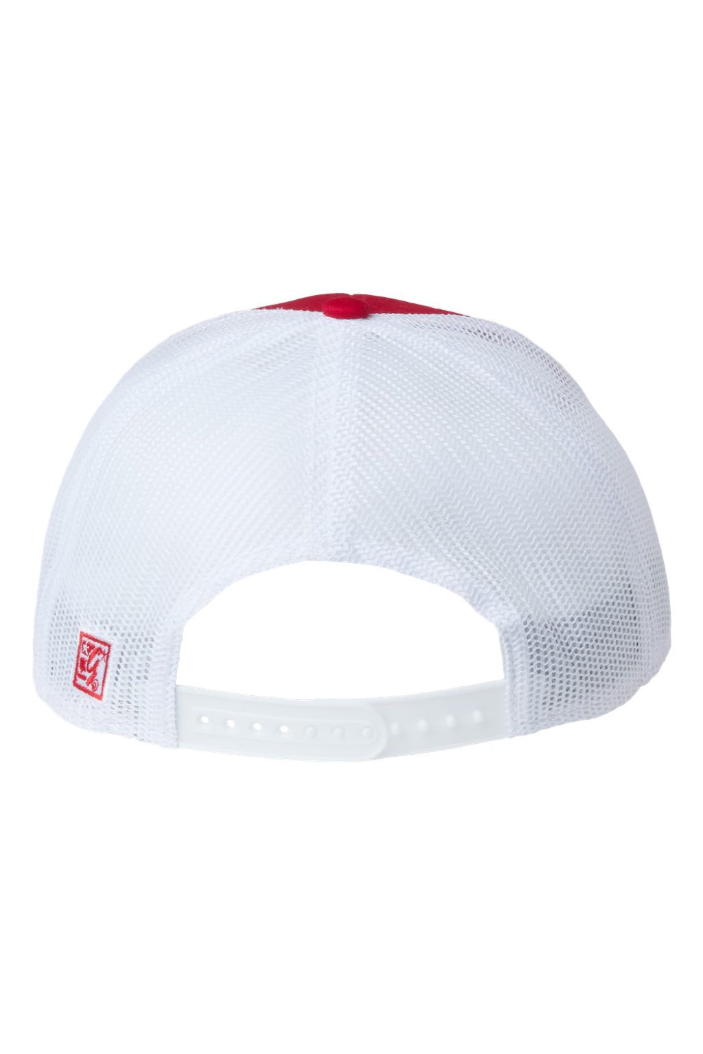 The Game Hats GB452R Mens Everyday Rope Snapback Trucker Hat Red/White Flat Back