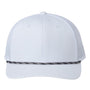 The Game Hats Mens Everyday Rope Snapback Trucker Hat - White