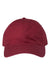 The Game Hats GB510 Mens Ultralight Twill Adjustable Hat Brick Red Flat Front