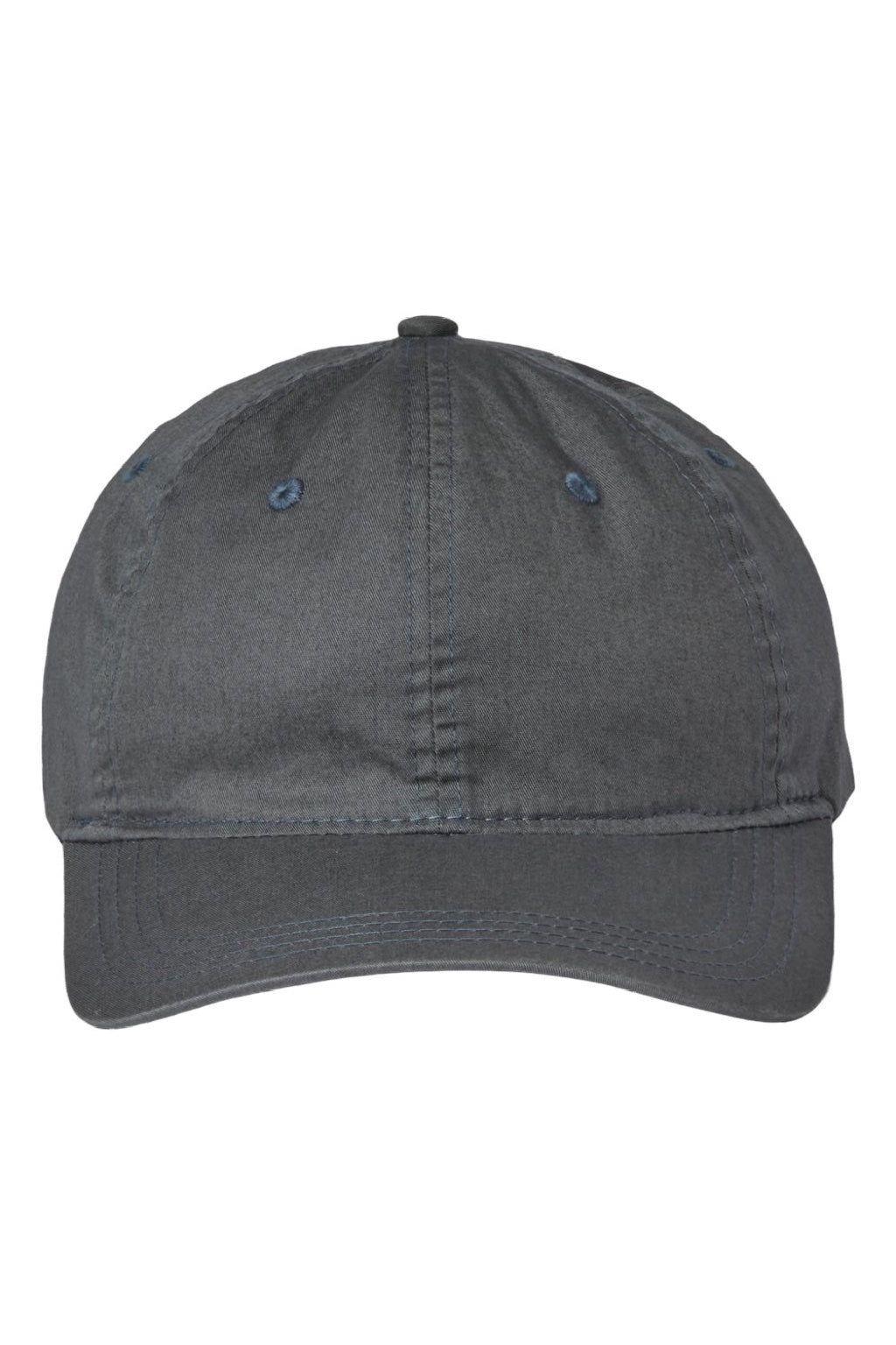 The Game Hats GB510 Mens Ultralight Twill Adjustable Hat Charcoal Grey Flat Front