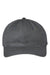 The Game Hats GB510 Mens Ultralight Twill Adjustable Hat Charcoal Grey Flat Front