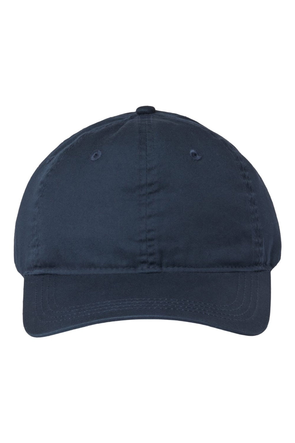The Game Hats GB510 Mens Ultralight Twill Adjustable Hat Navy Blue Flat Front
