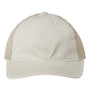 The Game Hats Mens Soft Snapback Trucker Hat - Stone/Khaki - Closeout