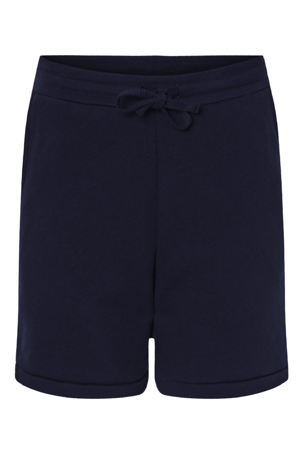 Bella + Canvas BC3724/3724 Mens Shorts w/ Pockets Navy Blue Flat Front