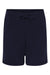 Bella + Canvas BC3724/3724 Mens Shorts w/ Pockets Navy Blue Flat Front