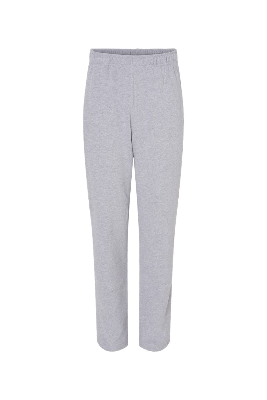 Bella + Canvas BC3725/3725 Mens Straight Leg Sweatpants w/ Pockets Heather Grey Flat Front