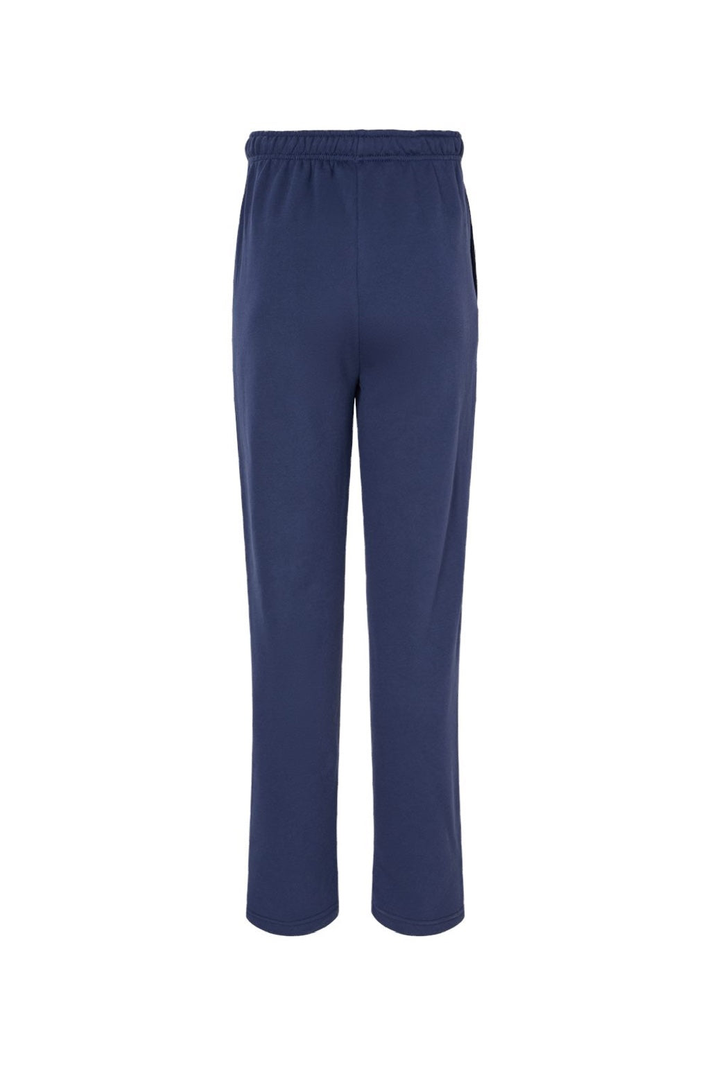 Bella + Canvas BC3725/3725 Mens Straight Leg Sweatpants w/ Pockets Navy Blue Flat Back