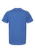 Bella + Canvas 3201 Mens CVC Raglan Short Sleeve Crewneck T-Shirt Heather True Royal Blue Flat Back