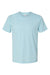 Alternative 1270 Mens Botanical Dye Short Sleeve Crewneck T-Shirt Heather Botanical Aqua Flat Front