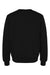 Bella + Canvas BC3911/3911 Mens Classic Crewneck Sweatshirt Black Flat Back