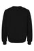 Bella + Canvas 3911 Mens Classic Crewneck Sweatshirt Black Flat Back