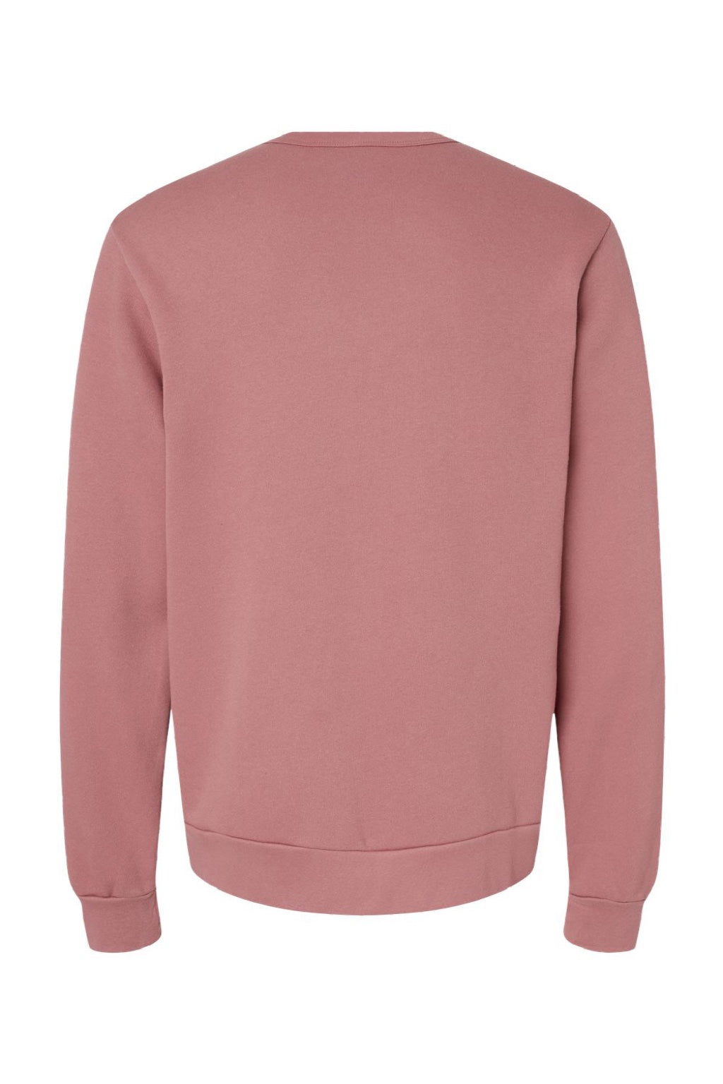 Bella + Canvas BC3911/3911 Mens Classic Crewneck Sweatshirt Mauve Flat Back