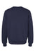 Bella + Canvas BC3911/3911 Mens Classic Crewneck Sweatshirt Navy Blue Flat Back