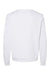 Bella + Canvas BC3911/3911 Mens Classic Crewneck Sweatshirt White Flat Back