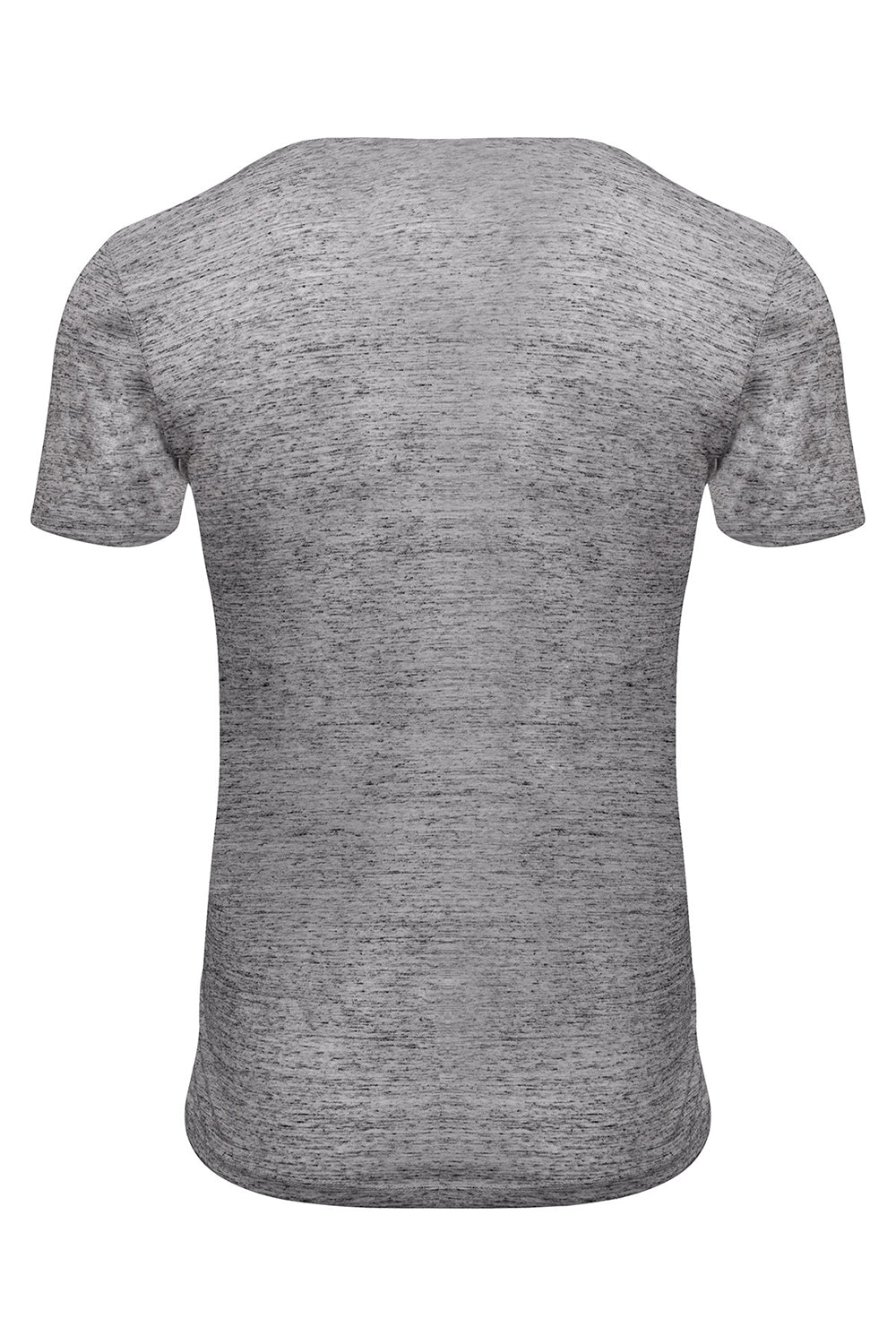 Threadfast Apparel 104A Mens Blizzard Jersey Short Sleeve Crewneck T-Shirt Silver Grey Flat Back