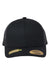 Yupoong Hats 6606R/6606RT Mens Sustainable Retro Snapback Trucker Hat Black Flat Front