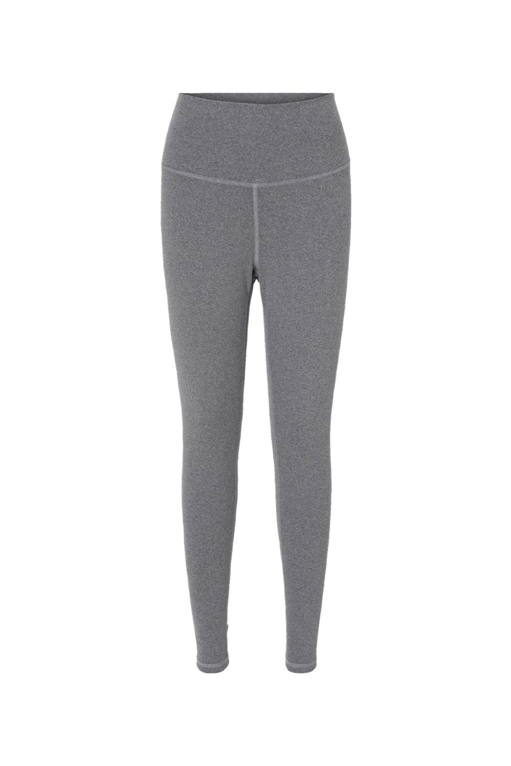 Champion CHP120 Womens Sport Soft Touch Leggings w/ Pocket Heather Grey Flat Front