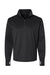 Champion CHP190 Mens Sport 1/4 Zip Sweatshirt Black Flat Front