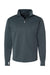 Champion CHP190 Mens Sport 1/4 Zip Sweatshirt Stealth Grey Flat Front